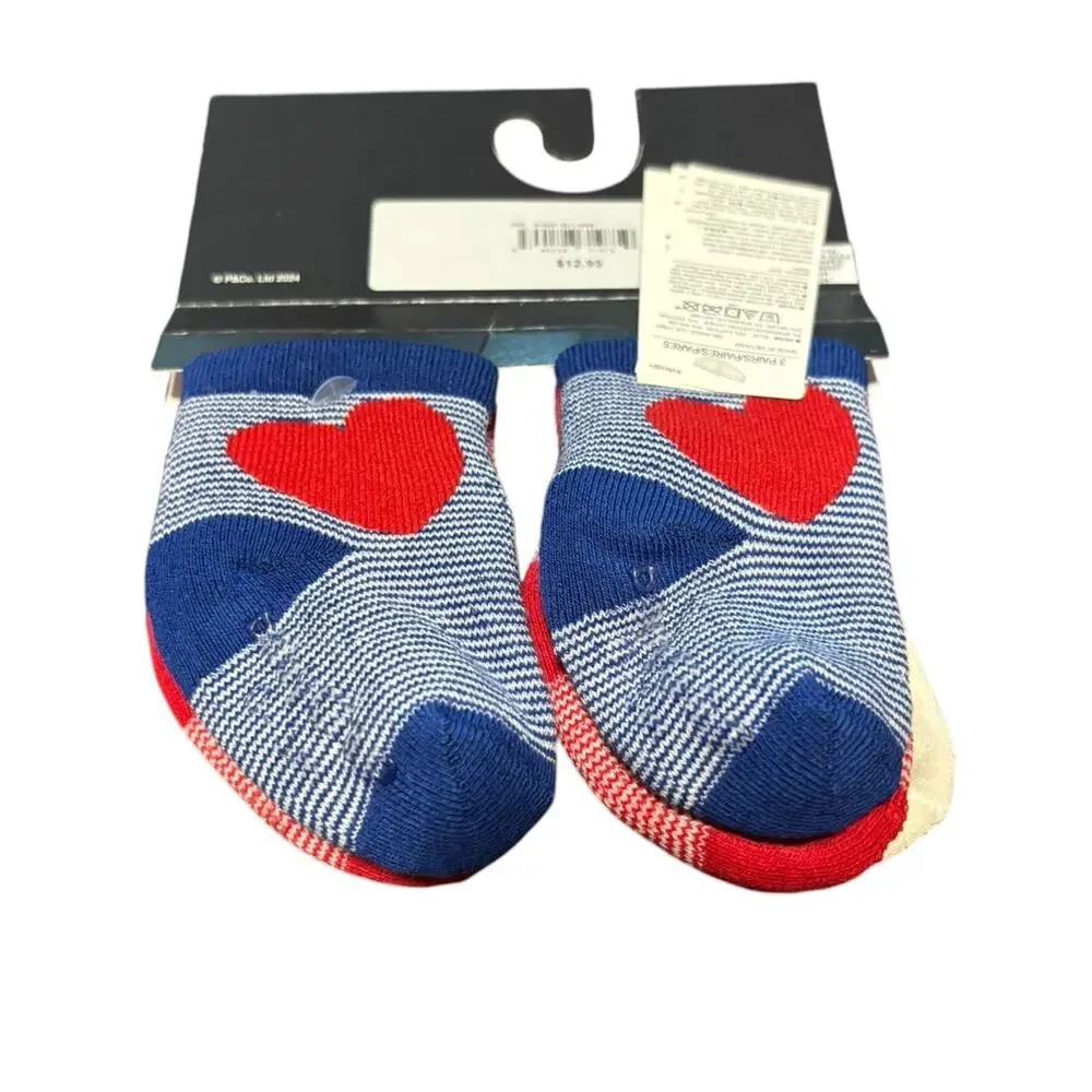 NWT 0-3M Baby Gap Paddington Socks, 3 pair